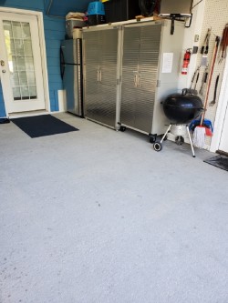 fridge in garage